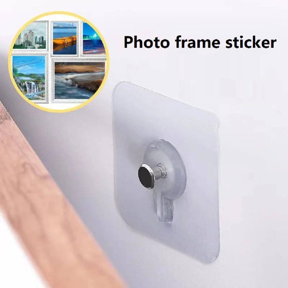Self Adhesive Hooks for Wall – Heavy Duty & Nail-Free (Pack of 10)