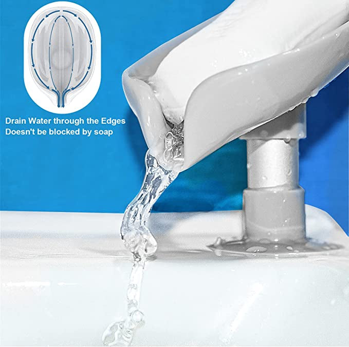 Soap Holder Leaf-Shape Self Draining Dish