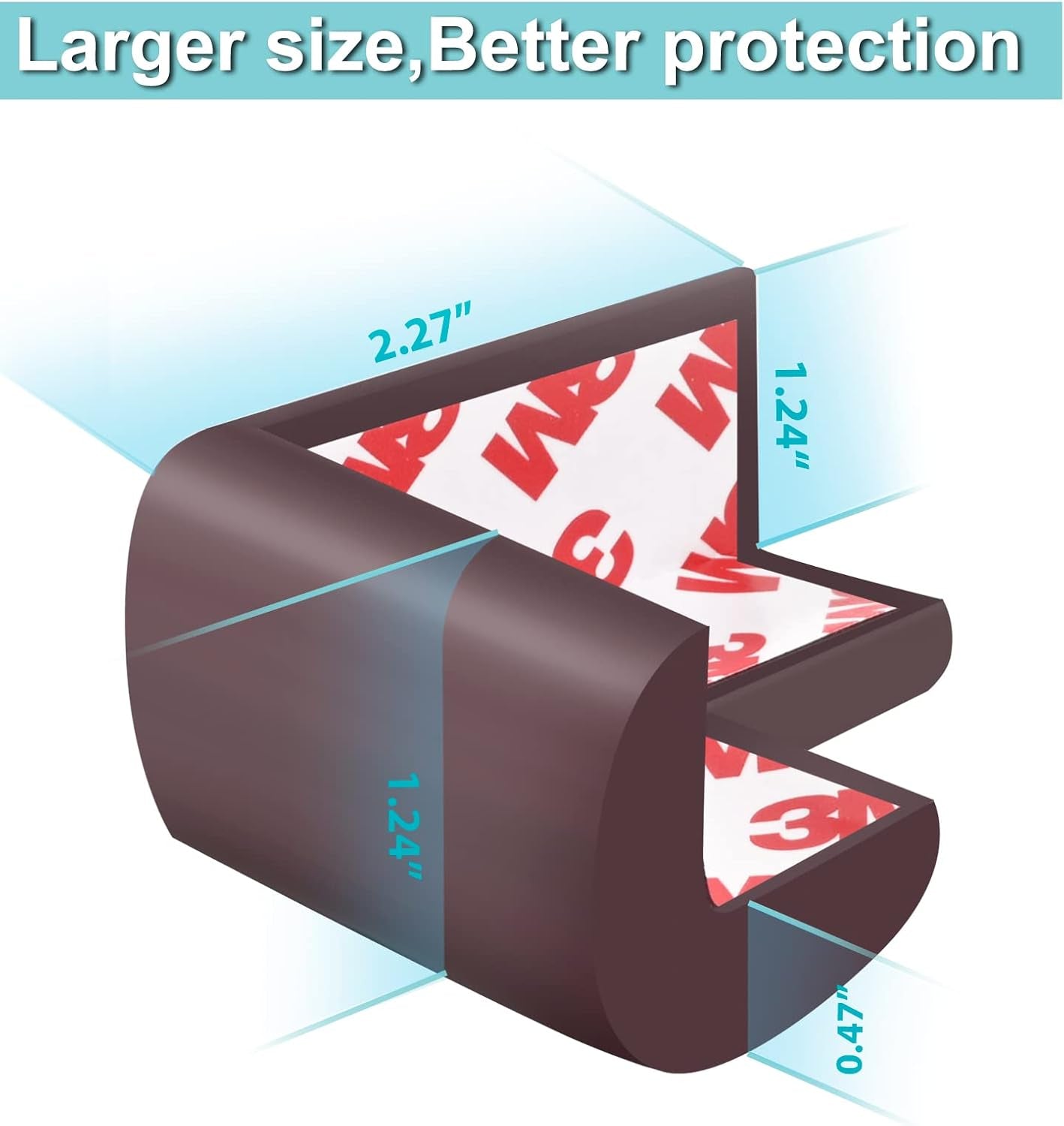 Soft Corner Protector for Baby Proofing Edge (Pack of 10)