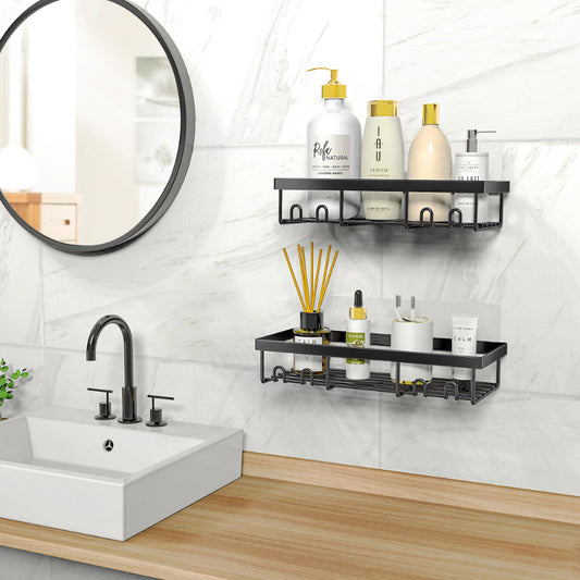 Adhesive Bathroom Shower Organizer Shelf (Pack of 3)